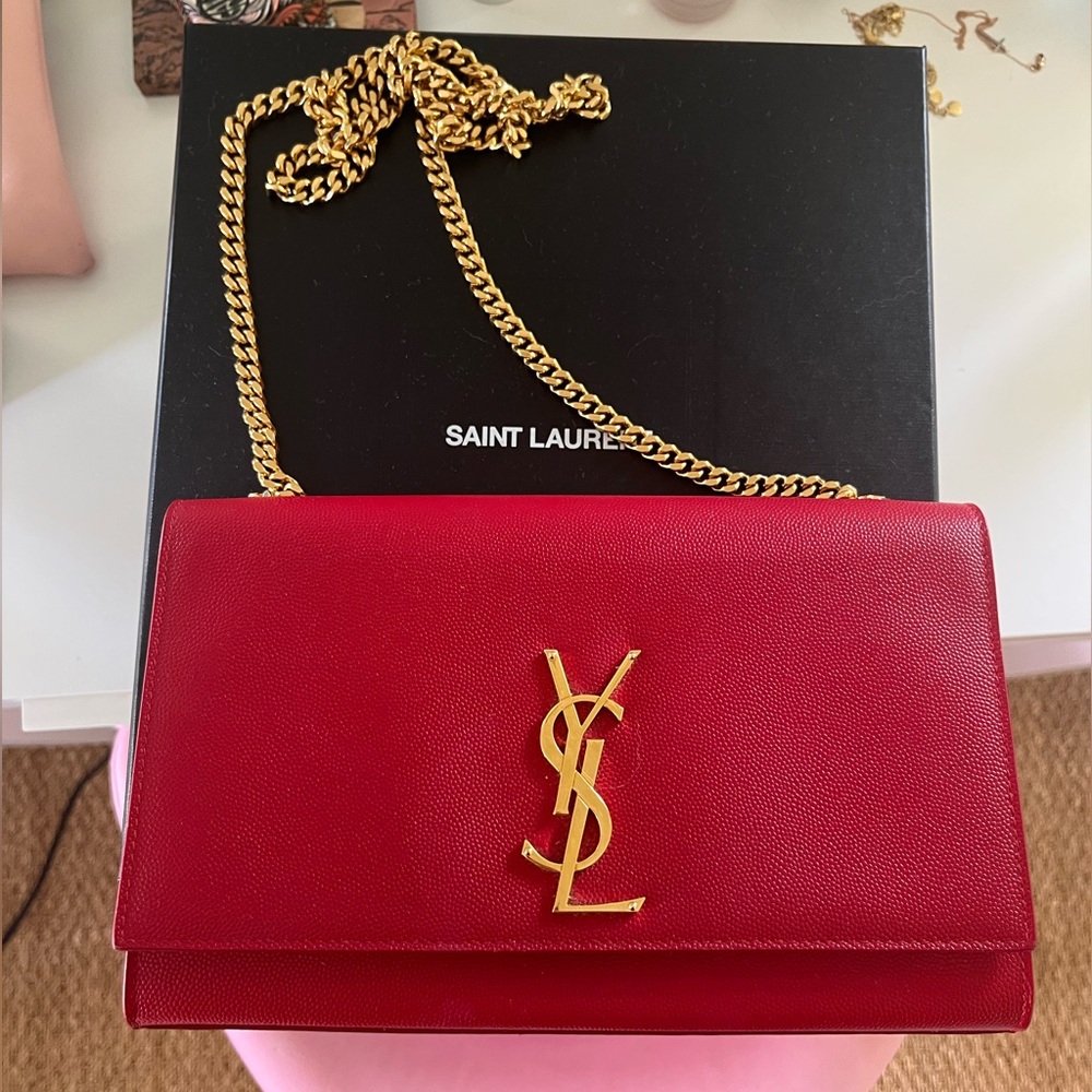 Red ysl bag authentic